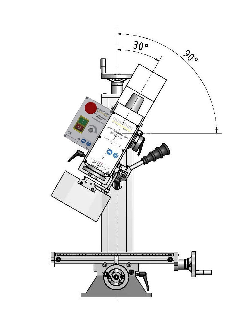 Bohr-Fräsmaschine OPTImill BF 16Vario