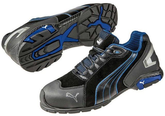 Halbschuh 642750 S3 SRC schwarz/blau Gr. 39 Puma 