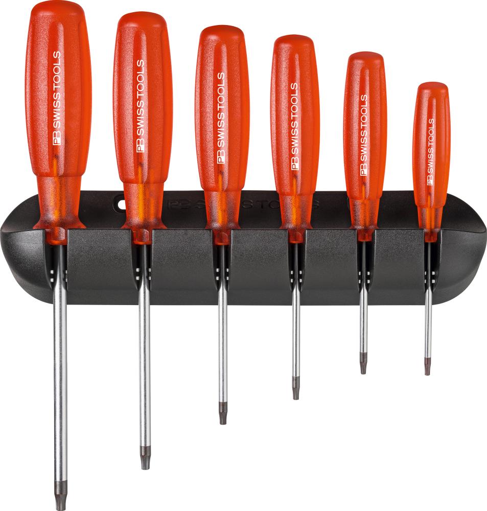 Schraubendreher-Satz 6-teilig Torx im Wandhalter Multicraft PB Swiss Tools