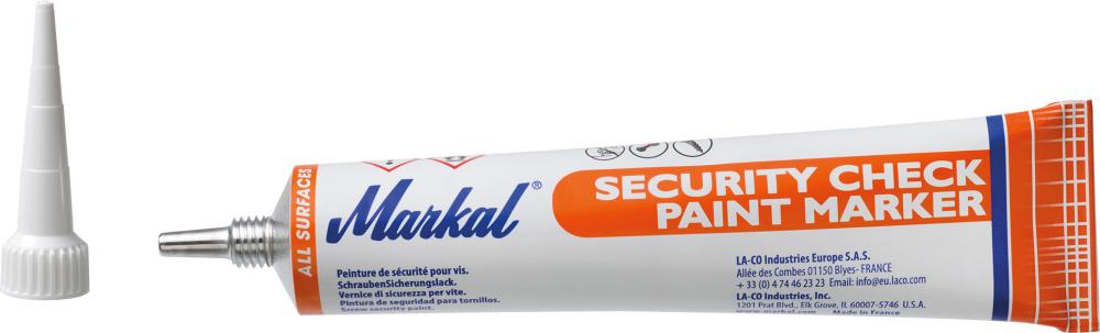 Markal Security-Check Sicherungslack, weiß  