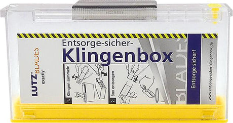 Sicherheits-Klingenbox 120x65x25mm LUTZ BLADES 