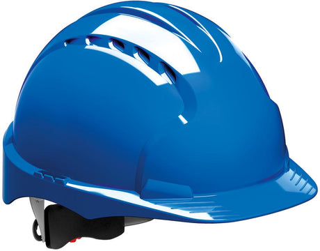 Schutzhelm EVO3 m.Drehver schluss, EN 397, blau  