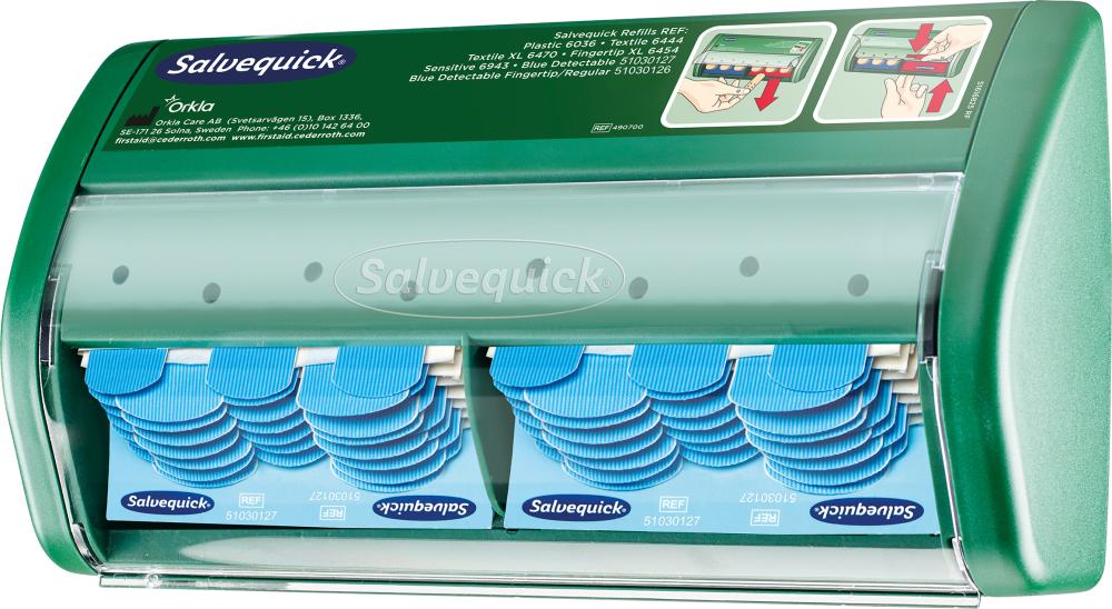 Salvequick Pflasterspend. detektierbar,2x35Pflaster  