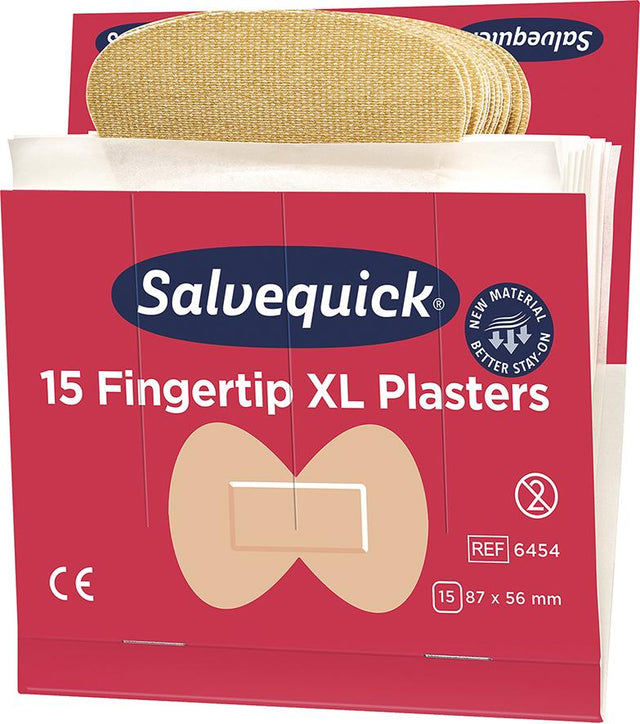 Salvequick Nachf.6x15Pfl. Fingerspitzen extra groß  