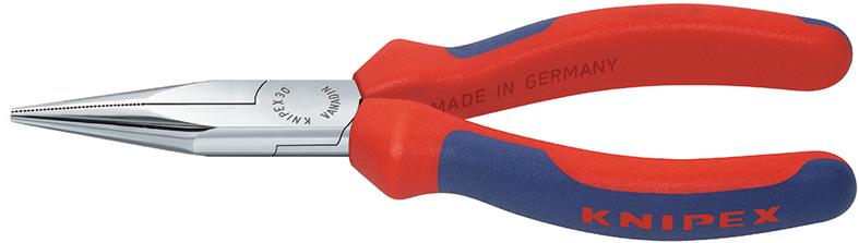 Langbeckzange Form2 verchromt mit Mehrkomponenten-Griffen 140mm KNIPEX