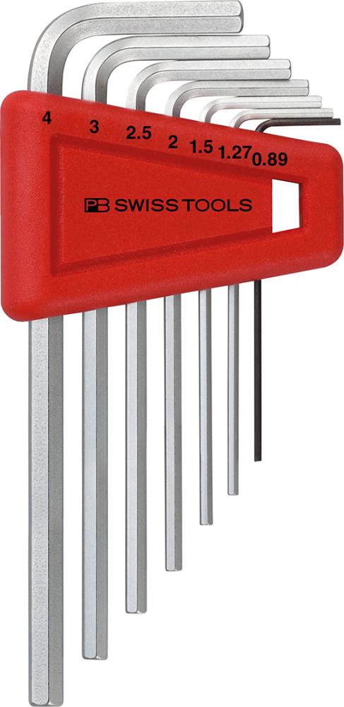 Winkelschraubendreher- Satz im Kunststoffhalter 7-teilig 0,89-4mm PB Swiss Tools