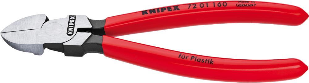 Seitenschneider für Kunststoff ohne Fase 160mm KNIPEX