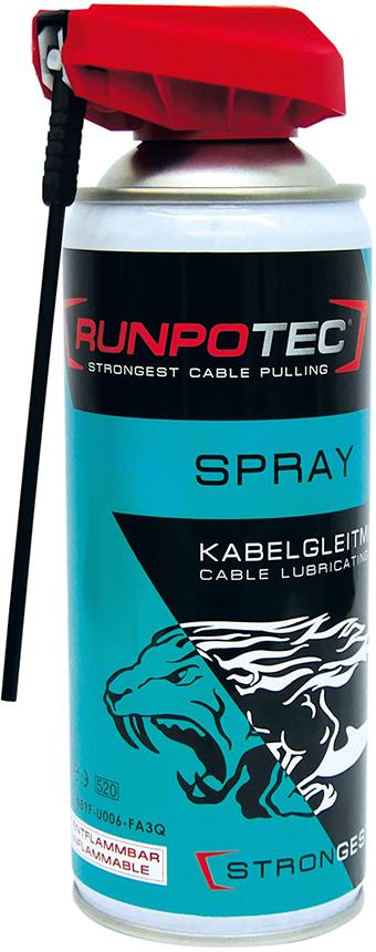 Kabelgleitmittel Spray 400ml Runpotec  