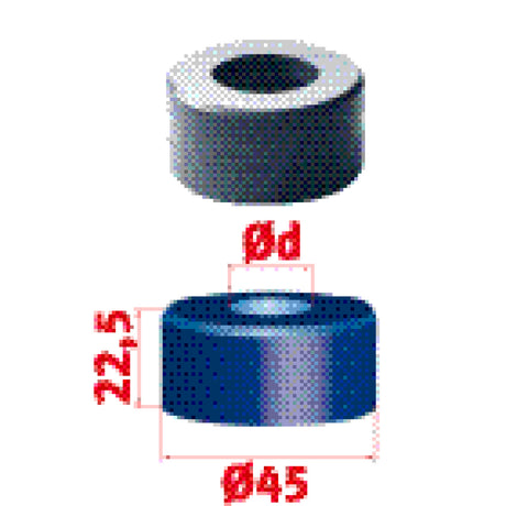 Rundmatrize Metallkraft Nr.45 Ø 14,7 mm