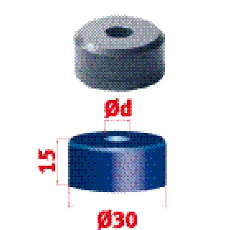 Rundmatrize Metallkraft Nr.30 Ø 10,7 mm