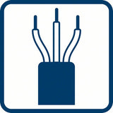 Ortungsgerät Wallscanner D-tect 200 C mit 4x 1,5 V-LR6-Batterie (AA)