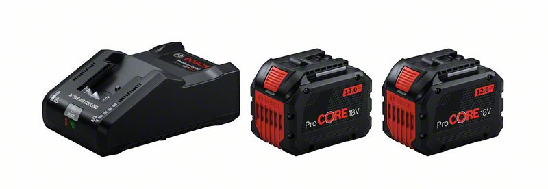 Starter-Set 2 x ProCORE18V 12.0Ah + GAL 18V-160 C + GCY 42