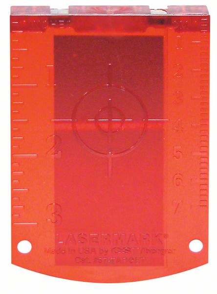 Laserzieltafel rot