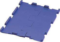 Klappdeckel blau f.Transport-Stapelkasten B300xT200 mm VE 4 Stk.