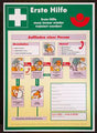 Hinweisschild Kunstst. B400xH560 mm Anleitung Erste Hilfe