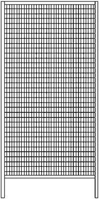 Wandelement Maschinenschutzgitter B980xH2000 mm RAL 1018