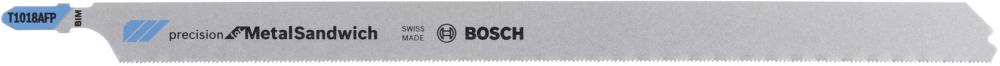 Stichsägeblatt T 1018 AFP Bosch VE à 3 Stück Precision Metal-Sandwich, Stichsägeblätter, Sägeblatt - 12797