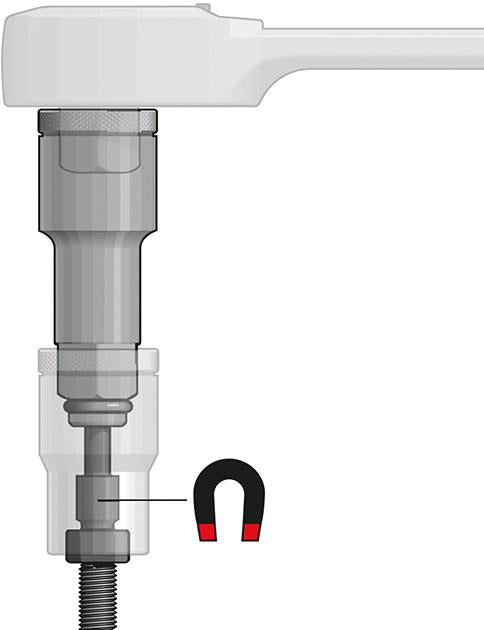 Verlängerung 3/8" 65mm mit Haltemagnet