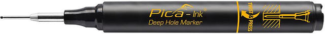 Tieflochmarker Pica-Ink schwarz Pica