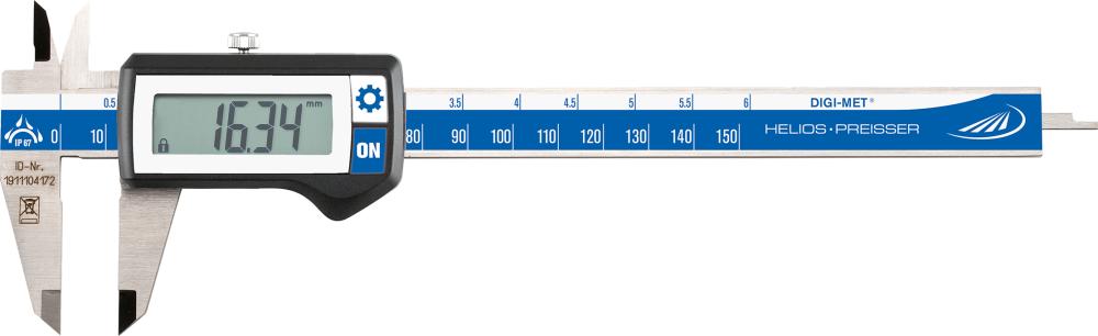 Digi.Taschenmess. IP67 150mm o.Daten.ET HP