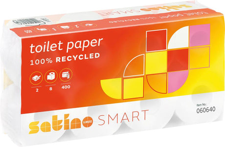 Toilettenpapier WEPASmart2-lagig weiß 64 Rollen