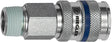 SchnellverschlusskupplungNW 7,8, Stahl, AG R3/8" RIEGLER