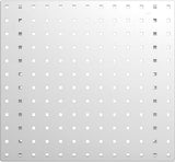 Lochplatte B495xH457 mm lichtgrau RAL 7035