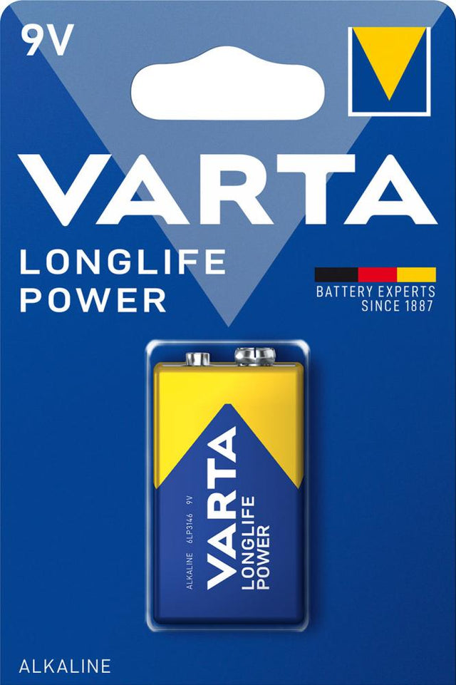 Batterie LONGLIFE Power 9 V E-Block Blister a 1 Stück VARTA