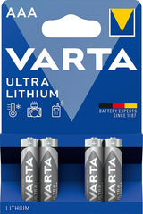 Batterie Professional Lithium AAA Blister a 4 Stück VARTA