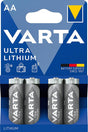 Batterie Professional Lithium AA Blister a 4 Stück VARTA