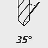 Spiralbohrer D338TI geschliffen 9,7mm HSSE