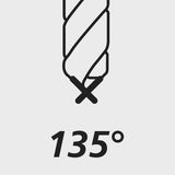 Spiralbohrer D345N HSSE dampfbehandelt 15,50mm MK
