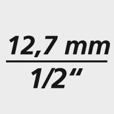 Steckschlüssel-Einsatz 1/2" 12,0mm 6-kant