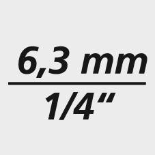 Hebel-Umschaltknarre 1/4" 20 Zähne 115mm 863P