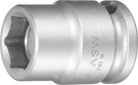 Kraft- Steckschlüsseleinsatz mit Magnet 3/8" 13mm ASW