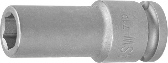 Kraft- Steckschlüsseleinsatz lang 3/8" 13mm ASW