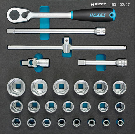 Werkzeugmodul 2/3 Steckschlüssel 163-102/27Hazet