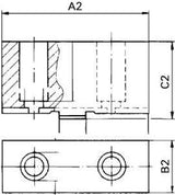 Vierbacken Satz Din6350Ab125Mm Röhm 1 - 3667