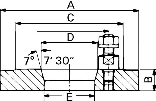 Stahlflansch Din55029 160Mm Kk 4 Röhm 2 - 3862