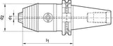 Kurzbohrfutter Din69871 Adb R/L 1,5 16Mm Sk 50 Fortis 3 - 5475