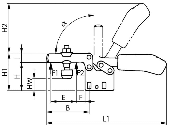 Waagerechtspanner 6832 Gr.2 Amf 2 - 8342