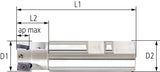 Eckfräser 90G D31,7Mm, Z5, Ik Für Ap.1003 2 - 9256