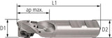 Walzenstirnfräser 90G D32Mm, Z2, Ik Für Ap.1003 2 - 9276