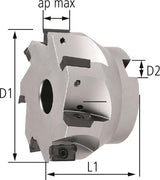 Eckfräser 90G D200Mm, Z13, Ik Für Ap. 1604 2 - 9376