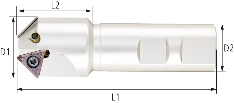 Fasfräser 45G D21Mm, Z1 Für Tcmt 1102. - 9474