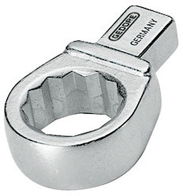 Einsteck-Ringschlüssel 19mm 14x18mm 4kt. Gedore