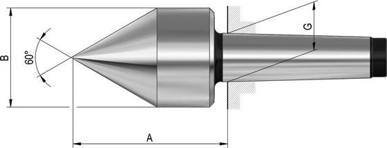 Zentrierkegel Mitlaufend 627 Gr.273 Mk3 Röhm - 4155