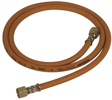 Hochdruckschlauch komplett 4mm Schlauch-Innen-Ø G3/8" links 3m GCE