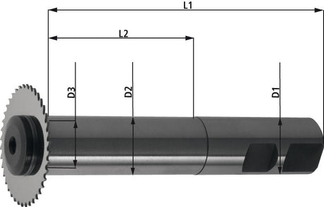 Sägeblattaufnahme DIN1835 Form B 25x8mm TSCHORN