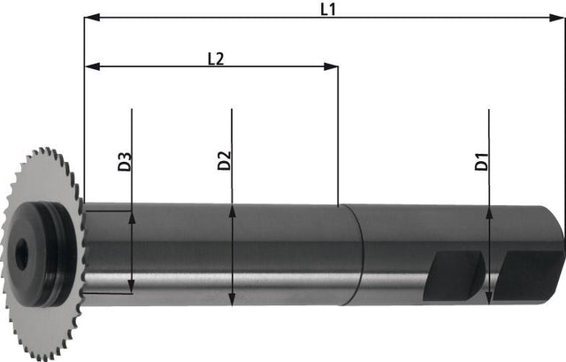 Sägeblattaufnahme DIN1835 Form B 20x5mm TSCHORN